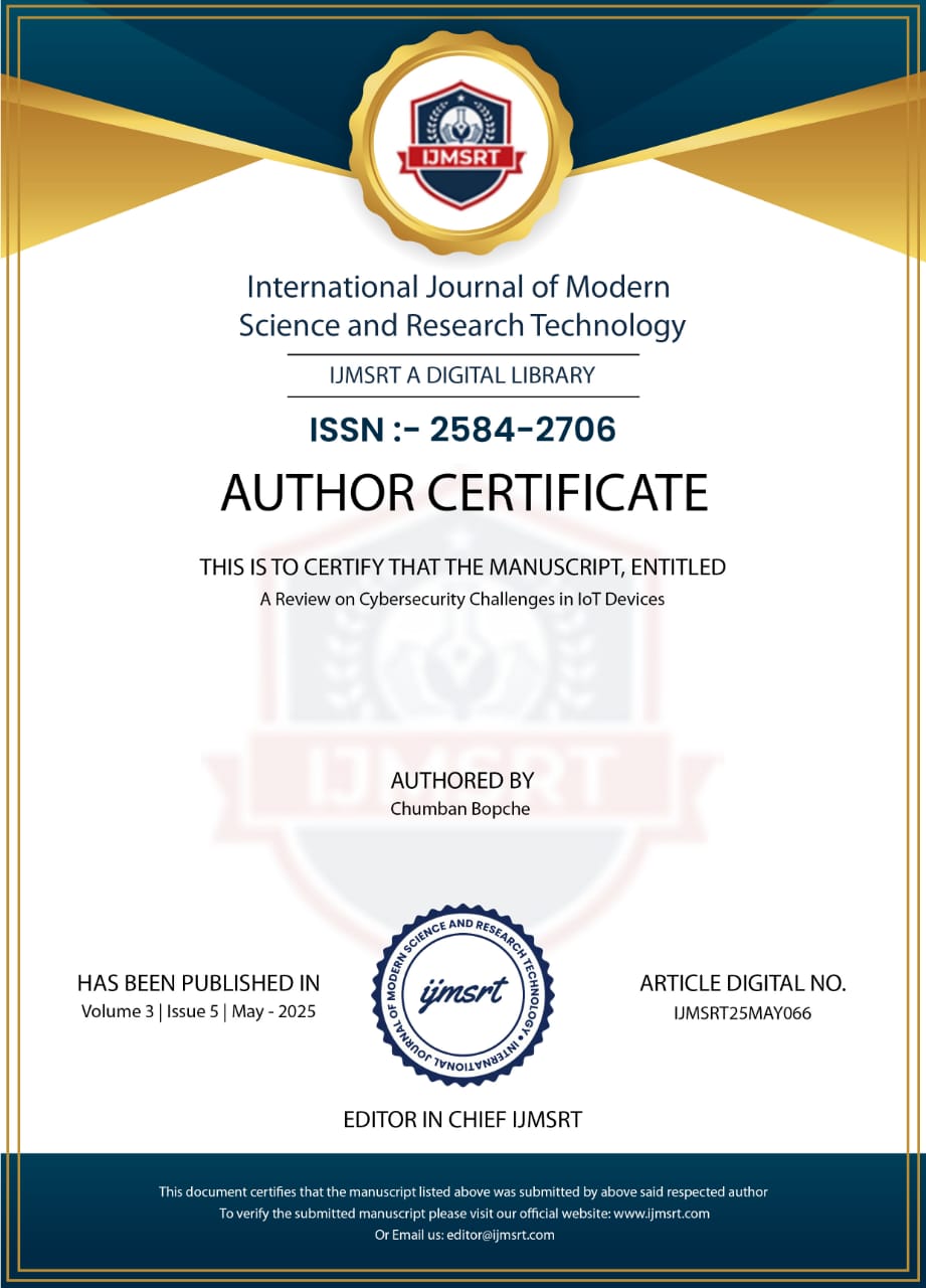 Research Paper Certificate